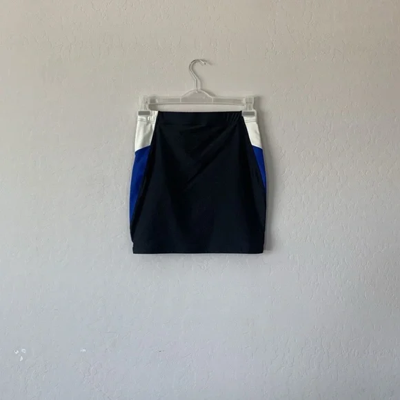 $850 Balenciaga Logo Sport Track Skirt - Picture 3 of 11